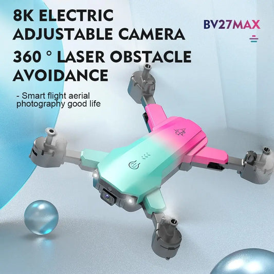 Caméra Drone 8K Pliable, Commande Radiocommandée, Avion Intelligent, Évitement d'Obstacles, Vol, 30 SERVICES, Nouveauté 2023